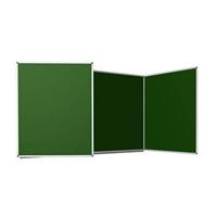 120x150 Duvara Monte Kapaklı Kombine Emaye Yeşil Yazı Tahtası